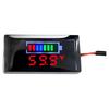 Waterproof Electric Vehicle Battery Voltage Display with Universal Reverse Connection Protection