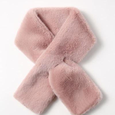 LALA Winter Pelzschal - Rosa