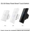 100 240V No Neutral & Neutral Wire 1/2/3/4 Gang Tuya WiFi Light Switch With RF433 Electric Wall Smart Touch Switch