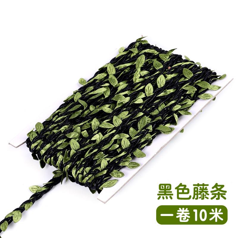 DIY Simuliertes Hanfseil Rattanblätter Kindergarten Handgefertigter Anhänger Mori Umweltdekoration Gewebtes Grünblattseil