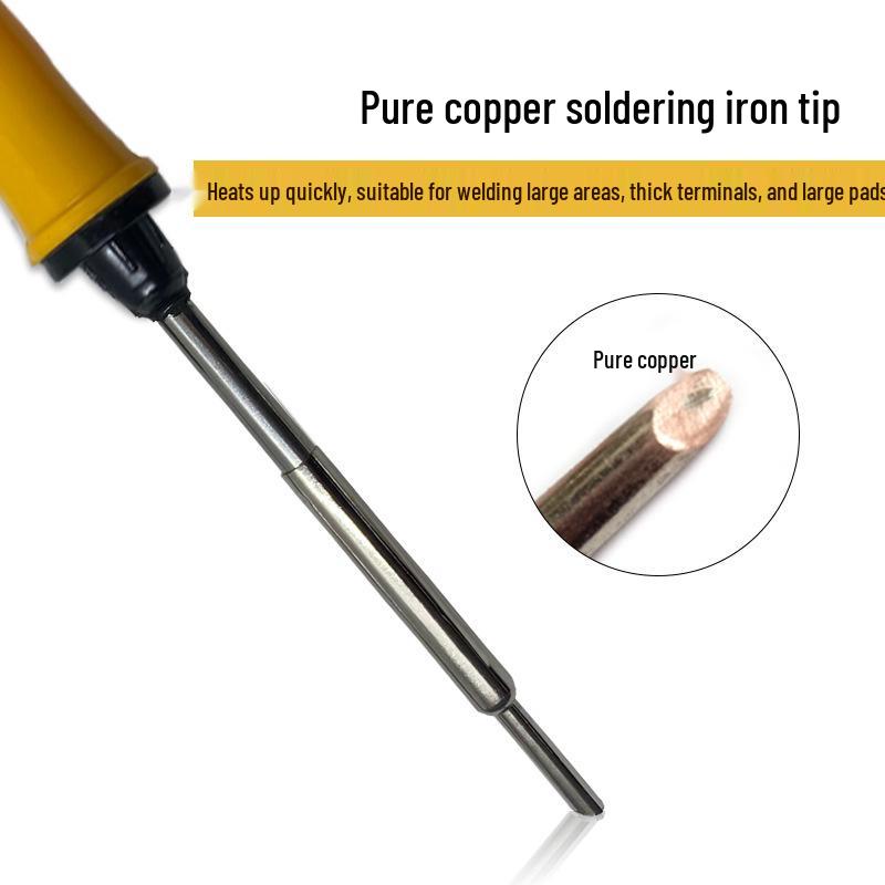 Long-Life Electric Soldering Iron Set with Internal Heating and Horseshoe Tips - Available In 20W, 35W, 50W, Set of 20