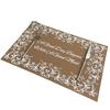 Vintage Letter Placemat Waterproof Heat-Resistant Non-slip Heat Insulation Dishwasher Safe Rectangle Dining Table Protection Decoration Pad