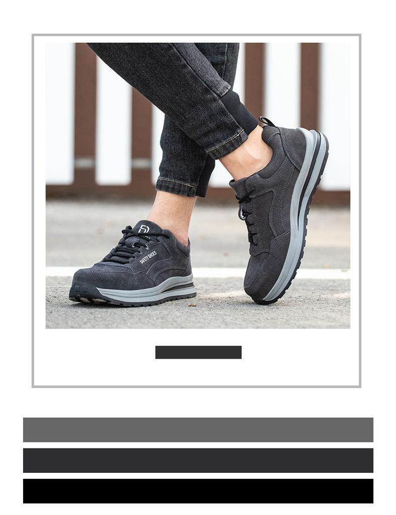 Fashion labor insurance shoes men's anti-impact and anti-puncture shoes lightweight and breathable safety shoes
