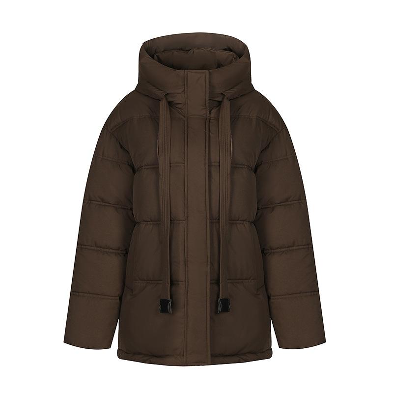 Women's New Autumn and Winter Cotton-padded Jacket, Cotton-padded Jacket, Medium and Long Women's Popular Thickened Small Man