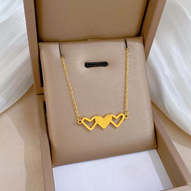 Real Gold Electroplating In The Furnace, Good Color Retention, Cold Necklace, Female Collarbone Chain With Jewelry
