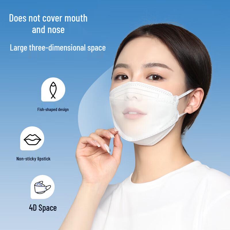 DR.ROOS N95 Fish-Mouth Disposable Protective Masks (30-count)