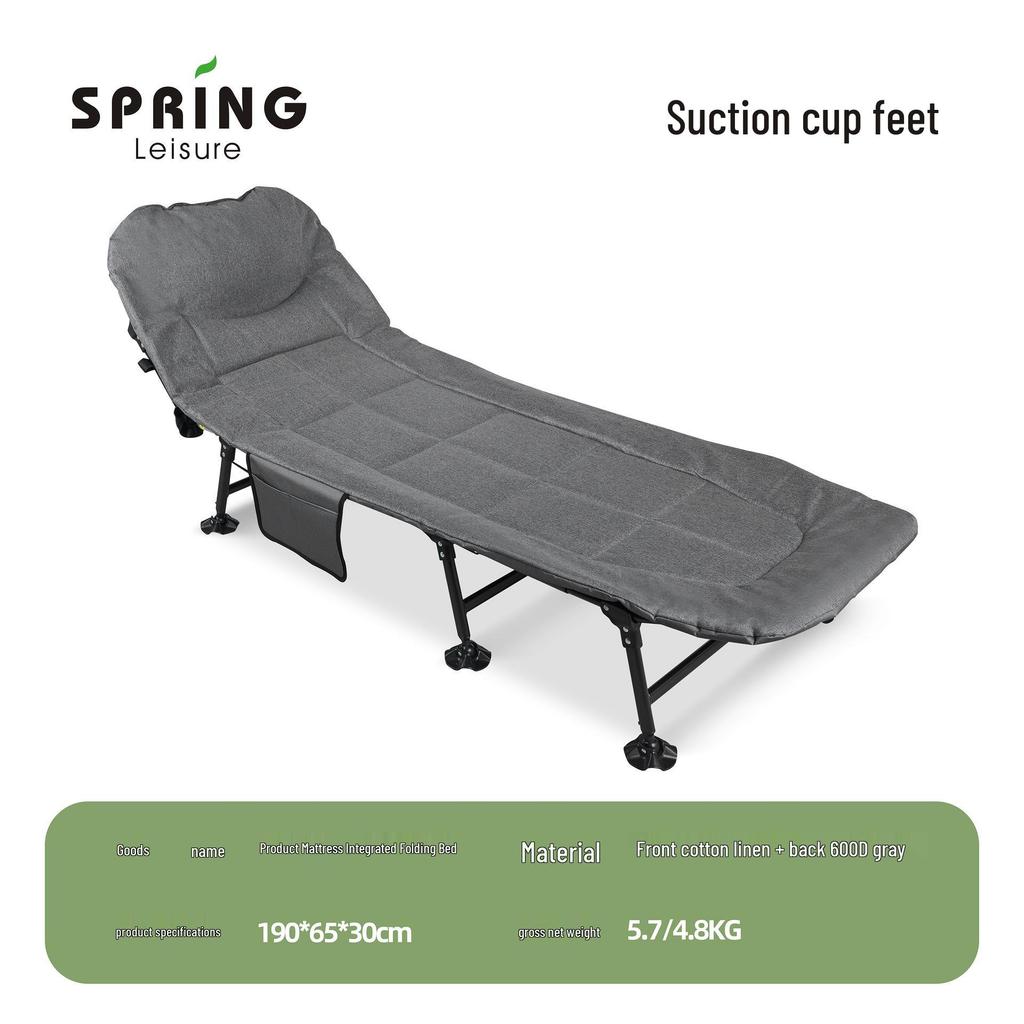 Portable Folding Single Sofa Bed for Office, Hospital, or Camp Use