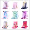 Spring & Summer Silk Chiffon Scarf for Women – Versatile, Fashionable, Sun-Protective, Printed Headscarf