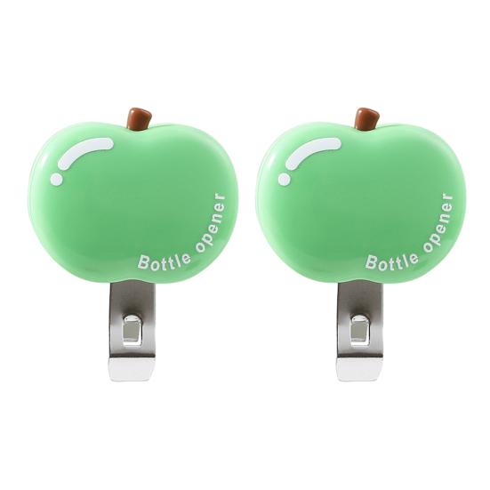 Apple-Shaped Magnetic Bottle Opener & & Beer Bottles Clip for Medicine Vials Can Opener Refrigerator Magnet
