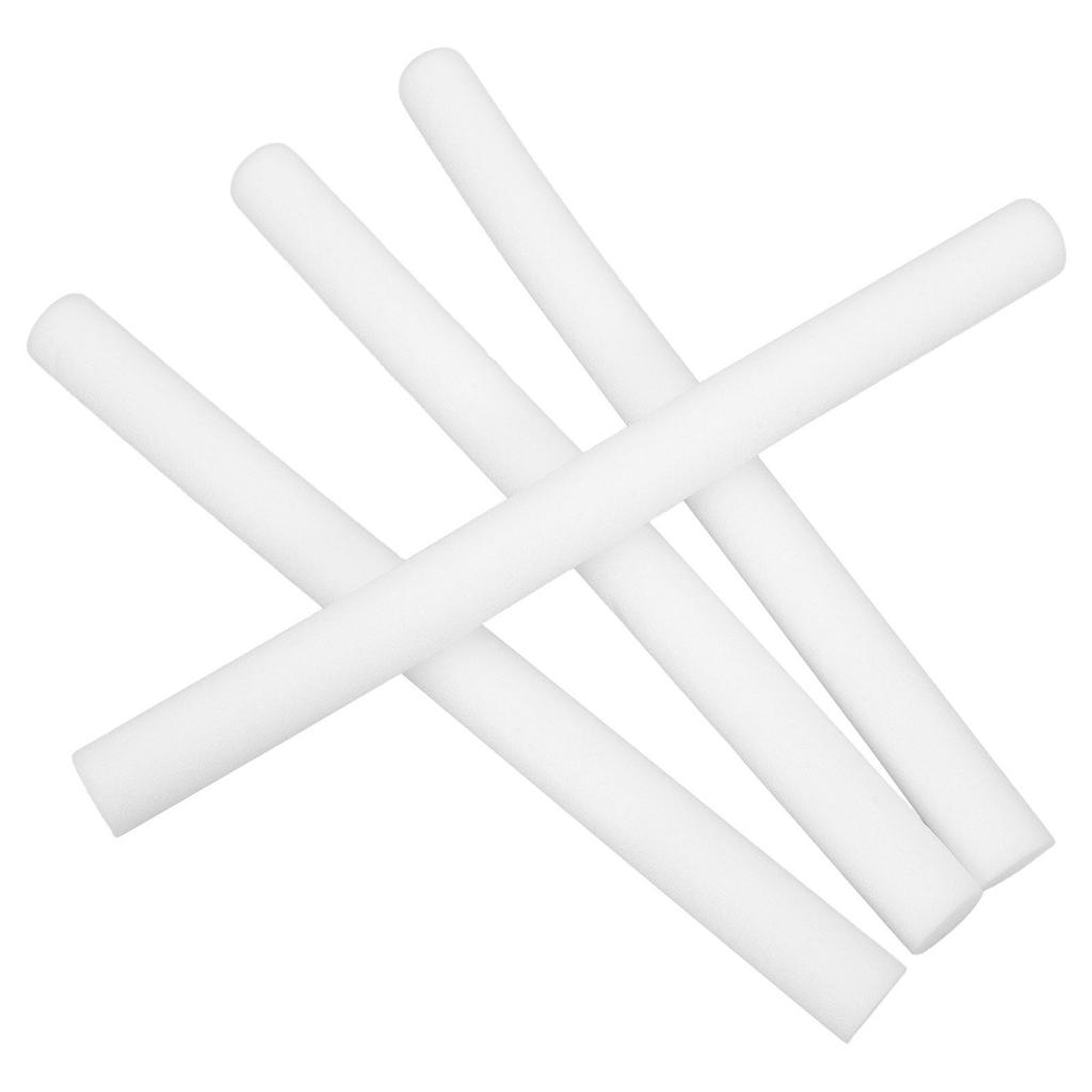 4Pcs White Sponge Cylinders 19.65x1.57in Floral Arrangement Holders Stable Support for Wedding Bouquets DIY Craft Projects