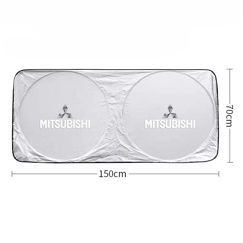 

Car Windshield Sun Shade Visor UV Protection Shield For Mitsubishi Xforce L200 Eclipse Cross Outlander Pajero Xpander EK Delica