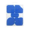 5PCS Blue Silicone Sealant Spatula Grout Joint Smoother Scraper Set With Plastic Box
