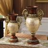 Binaural Flower Arrangement Vases Retro European Style Table Flower Pot Desktop Workmanship Decorate Originality Festival Gifts