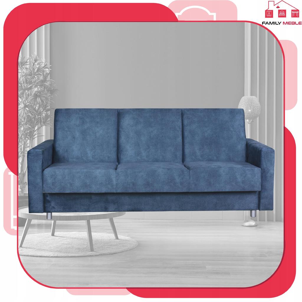 Sofa Sofa Alicja Sofa Bed Bonell Bed Family Furniture Blue