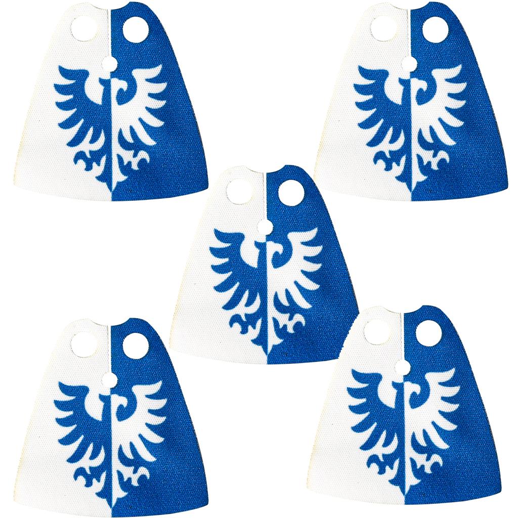 MOC Officer Cape Building Blocks Kit Medieval Lion Knights Figures Accessories Shawl Imitation Fur Cloak Bricks Toys Boys Gift