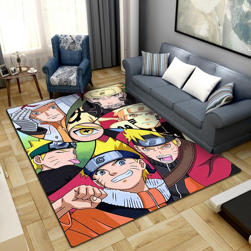 Anime-Naruto  Area Carpet for Living Room Bedroom Home Decor Cool Movie Mat Floor Mat -LXR41