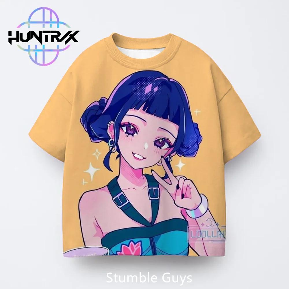 Modă Casual de Vară Copii Kpop Vânătorii de Demoni 3D Desene Animate Mânecă Scurtă Băieți Fete Tricou Haine Anime