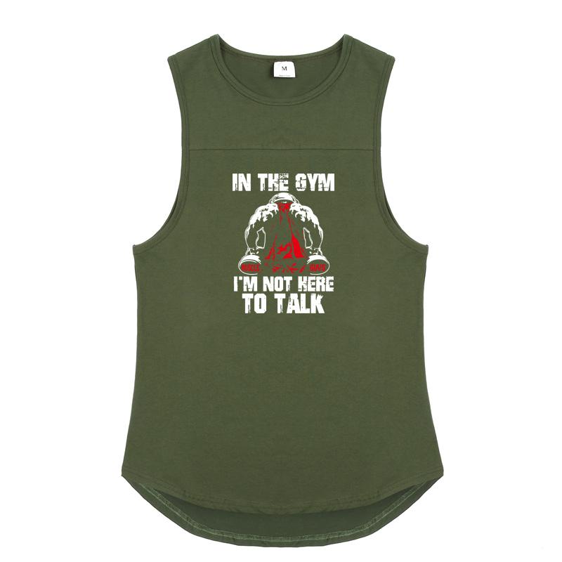 

Mens Casual Fitness Sleeveless Splicing Shirts Gym Bodybuilding Sports Running Vests Workout Muscle Cotton Breathable Tank Tops XXL