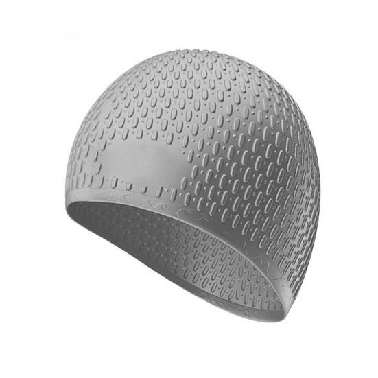 Adults Silicone Swimming Cap, Water Resistant Lightweight Swim Hat, Non-slip Elastic Men Women Bathing Cap for Swimming Pool, Beach