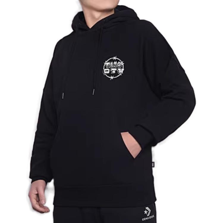 Vans Grafik Baskılı Kazak Kapüşonlu Erkek Kapüşonlular Siyah VN0A5H7TBLK