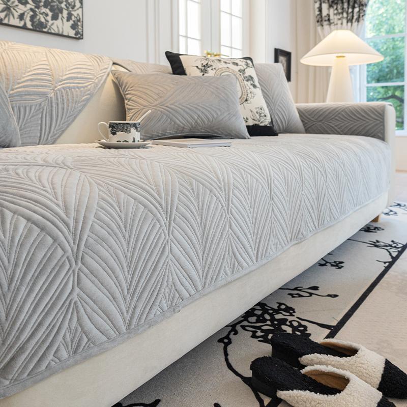 Narzuta na sofę z nadrukiem na każdą porę roku, ręcznik na sofę, pokrowiec z szenili, salon, antypoślizgowy pokrowiec na sofę