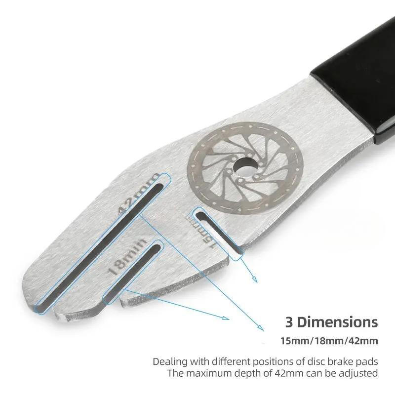 Bike Disc Brake Rotor Alignment Truing Tools Mountain Bicycle Disc Flattening Correction Wrench Stainless Steel Tool