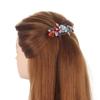 Fashion Floral Resin Flower Barrettes  Cute Hairpin  Crystal Hair Clip Headwear Accessories