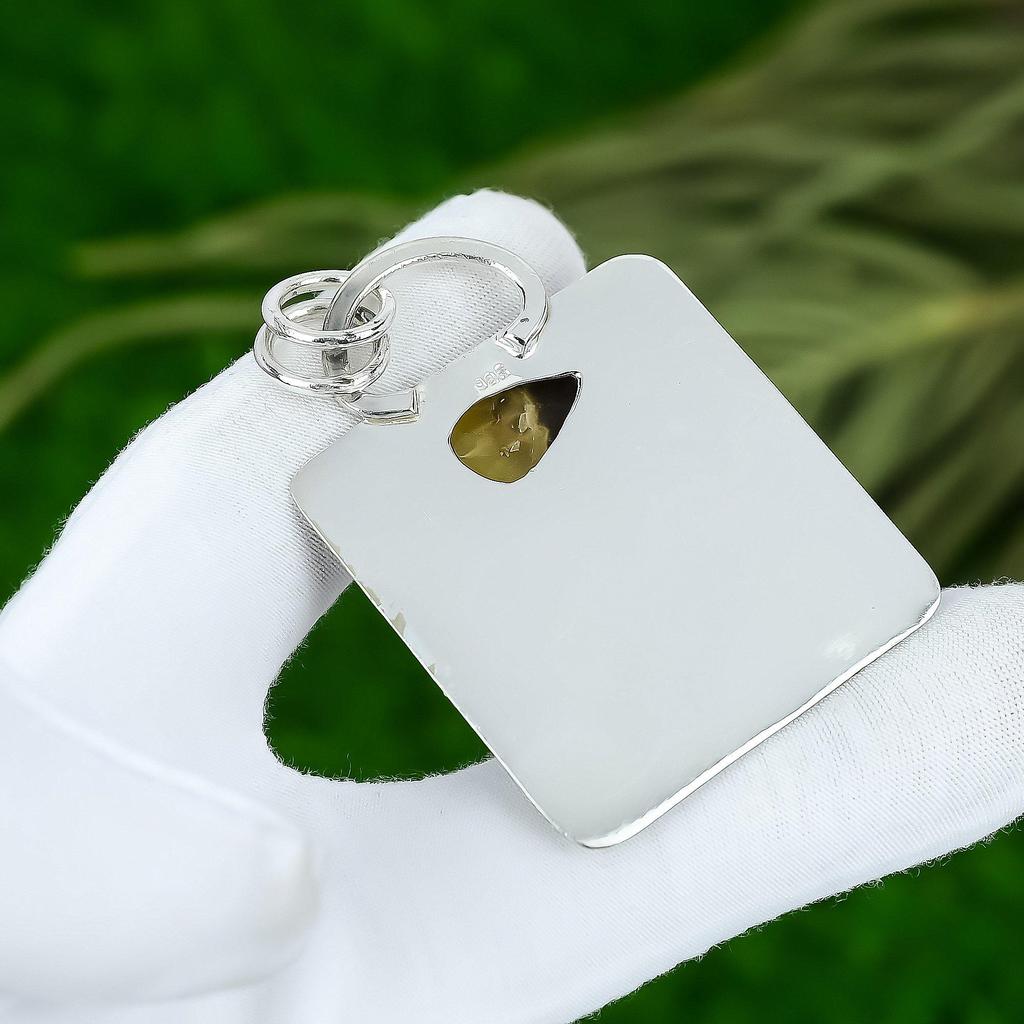 Sisters Day Sale Septarian Gemstone Bezel Pendant Jewelry 925 Sterling Silver