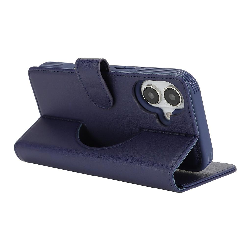 Für iPhone 16 Brieftasche Hülle Kompatibel mit MagSafe Anti-Fall Abnehmbare PU Leder Handyhülle