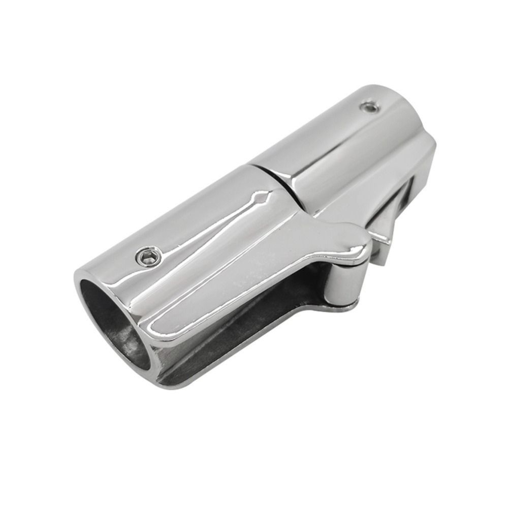 Clip-On Swivel Pipe Fitting 360-Degree Rotation Folding Tube Hinge Bimini Top Hinge Yacht Boat