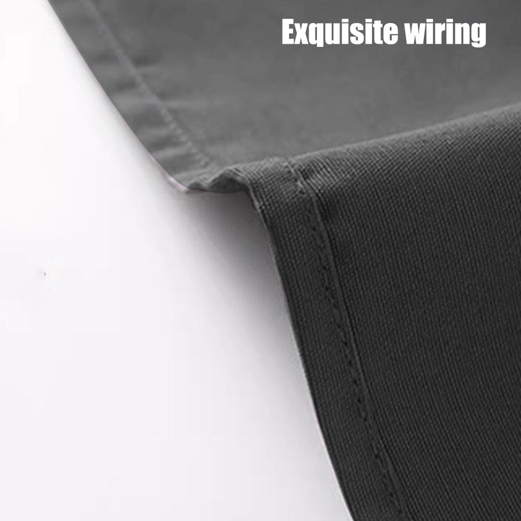 Half Apron Neutral Polyester Kitchen Work Apron With Adjustable Neck Strap Suitable For Restaurant Kitchen