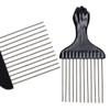 1 Pcs Fashion and Professional Salon Use Black Fist Metal African Hair Pik Afro Hair Comb