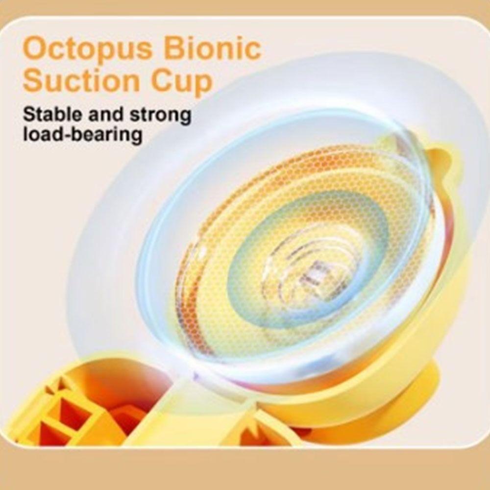 Adjustable Angle Cartoon Shower Head Holder Punch-Free Shower Bracket Kitchen