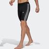Adidas High Waist Straight Leg Shorts with Logo Print Men Bottoms Black HD3531