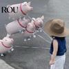 Balloon Toy Leak-proof Reusable Self Sealed Realistic Standing Children Aluminum Foil Playing No Odor Walking Animals Kids Festival