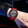 Men'S Silicone Strap Calendar Quartz Watch Sports Luminous Hand Quartz Watch Men'S Watch