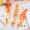 Pen And Magnet Combo Creative Pizza Croissant Shaped Ballpoint with Magnetic Fridge Sticker Realistic Desk Accessory Food Smooth Writing Novelty