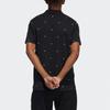 adidas Fi Polo Aop Logo Printing Training Sports Short Sleeve Polo Shirt Black Men's GP0994