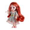 Cute 13 Joints 16cm 1/12 BJD Doll W/ Dress & Shoes Girl Toy Gift A