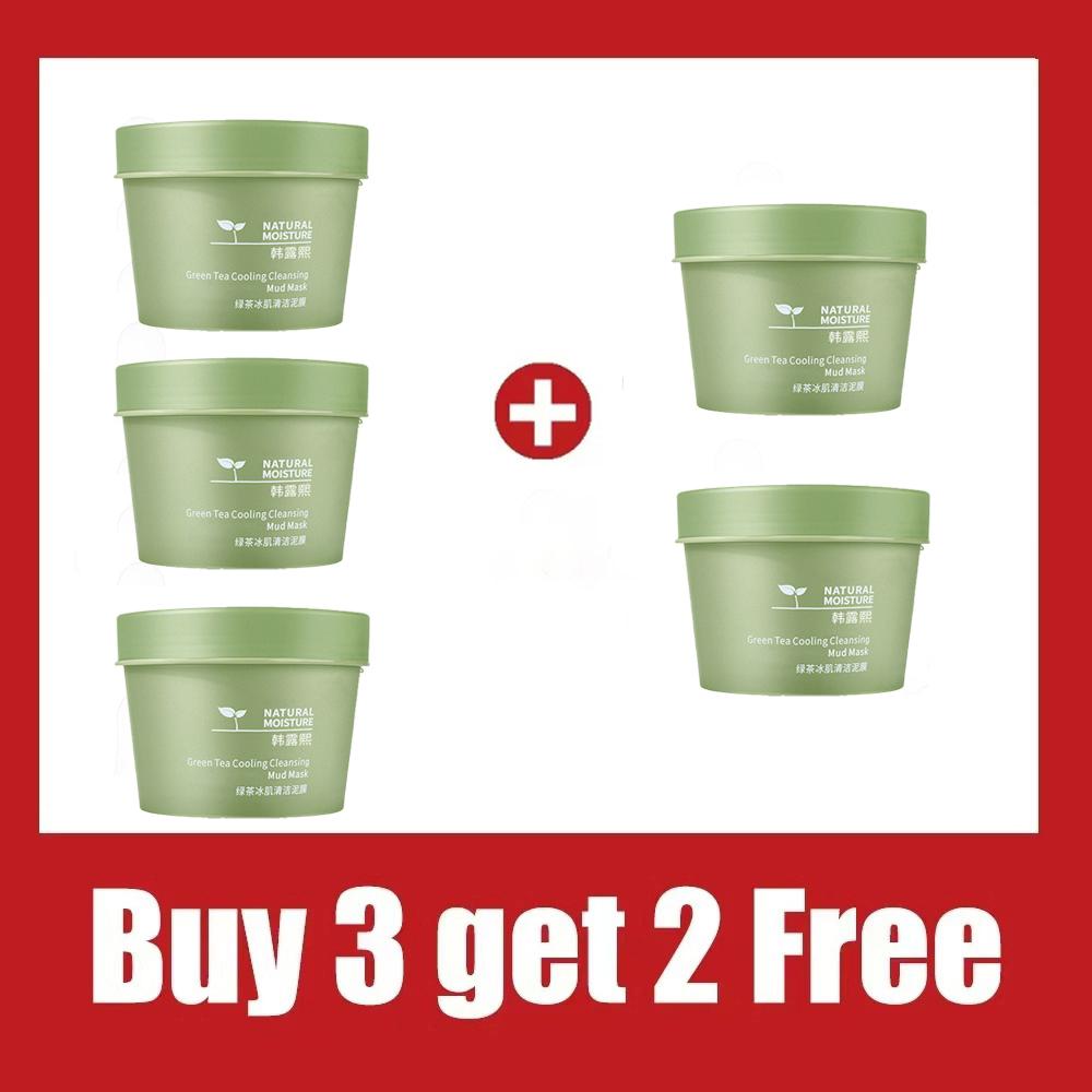 Green Tea Ice Clay Mask - Purifying, Hydrating, Oil Balancing, Blackhead Cleansing, Wash-off Clay Mask