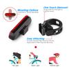 2 Pack Rear Bike Tail Light for Mountain Bike Ultra Bright USB Rechargeable  Taillights Red High Led