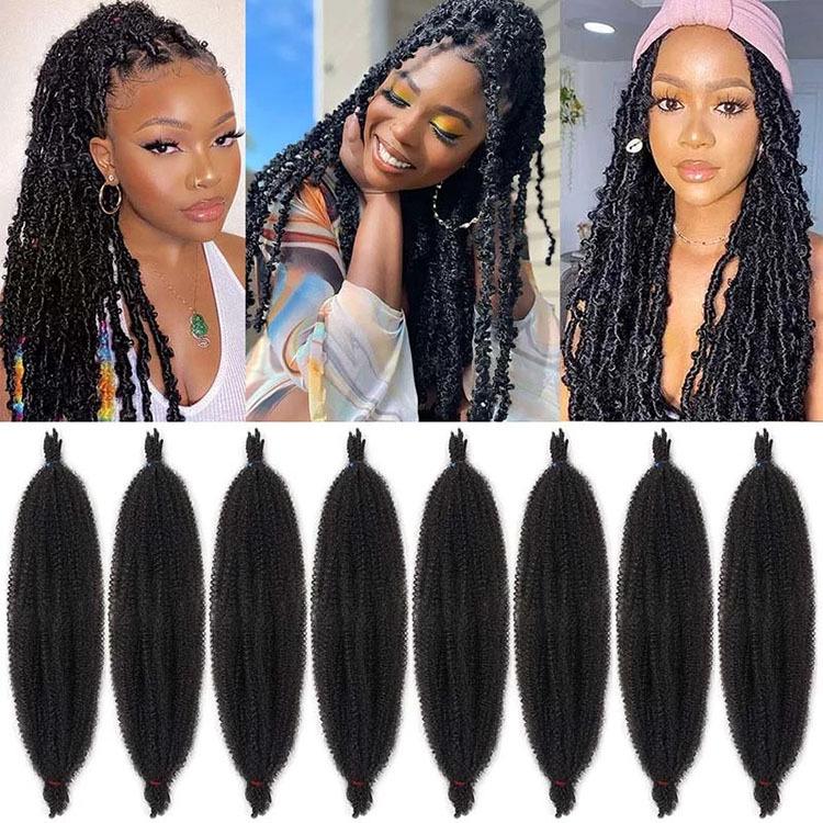 African Crochet Curly Jumbo Marley Braid Hair