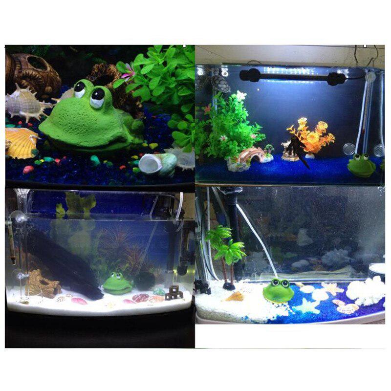 Aquarium Frog Air Bubble Bubbling Stone Oxygen Pump Fish Tank Ornament Decor 1pcs