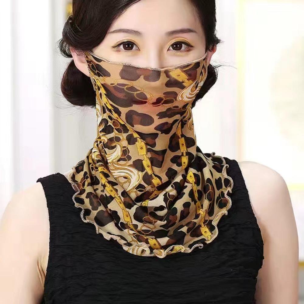 

Neck Protection Face Mask Anti-UV Scarfs Hot Sale Face Veil Summer 04