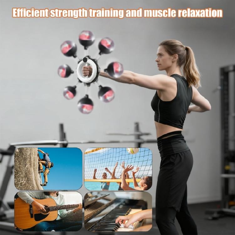 Recyclable Workout Hand Spinner Compacts Light weight Fitness Tool Smarted Lighting for Nighttimes Activity