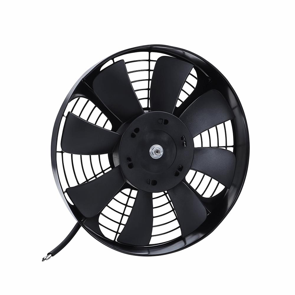 Universal 12V Radiator Fan ABS 80W Car Aircon Auxiliary Fan 8/10 Blades 10 INCH Heavy Duty Fan Vehicle Cooling System