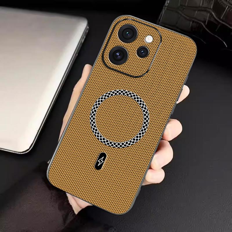 Biruiqu OPPO Reno 15 Pro New Ultra-thin Magnetic Leather Shock-absorbing Protective Phone Case