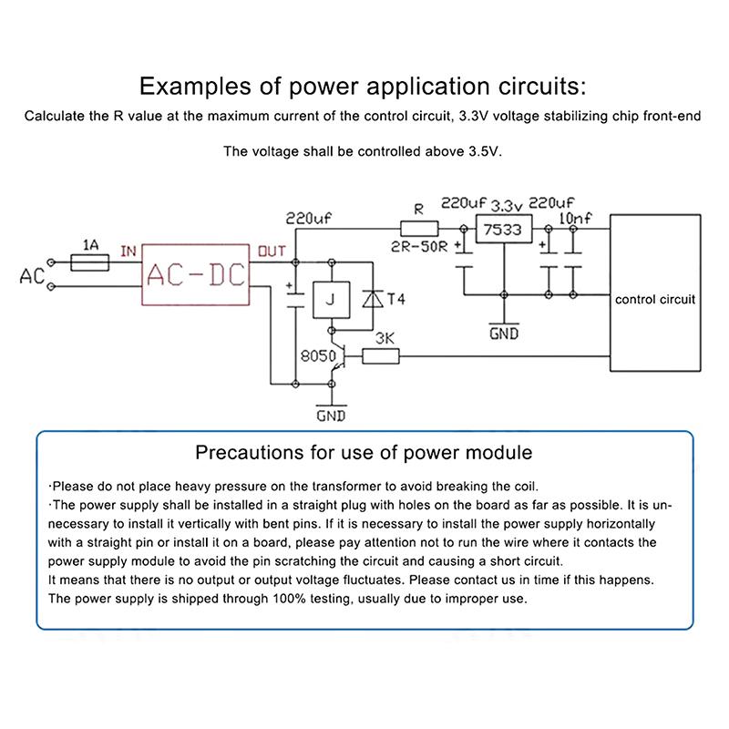 Ac-Dc 5V 700Ma 1000Ma 2000Ma 5W 10W Precision Buck Converter Ac 220V To 5V Dc Step Down Transformer Power Supply Module