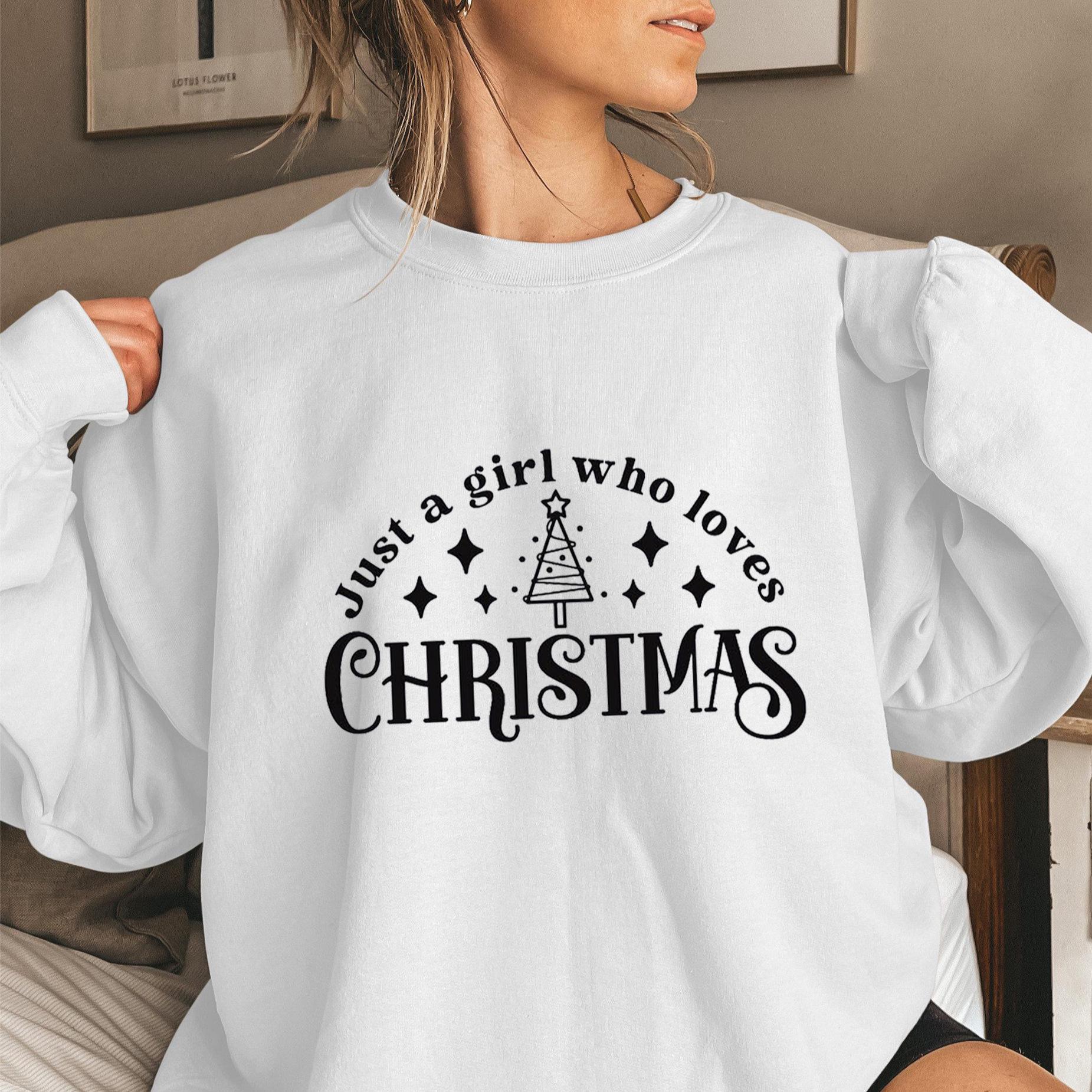 

Christmas Tree Print Women s Casual Crewneck Sweatshirt, Long Sleeve XS хаки