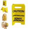 Strong Grip Overstimulated Hair Claw Clip Vibrant Yellow Warning Ponytail Holder  Gag Gift